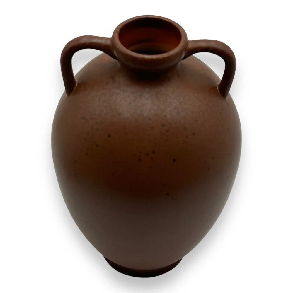Medium Ceramic Vase with Handles Rust -‎ Threshold, Target